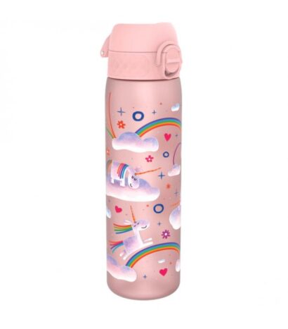 Ion8 Πλαστικό Παγούρι Unicorn & Rainbow σε Ροζ χρώμα I8RF500PPUNIRAIN 500ml