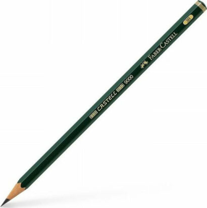 Faber-Castell 9000 Μολύβι 3B Πράσινο