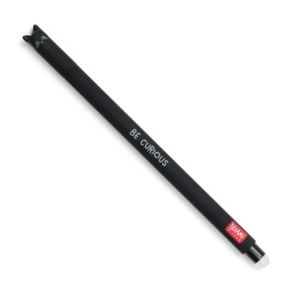 Στυλό Gel με Μαύρο Mελάνι Erasable Black Cat