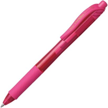 Στυλό Energel Με Κουμπί 0.7mm Pentel Ροζ