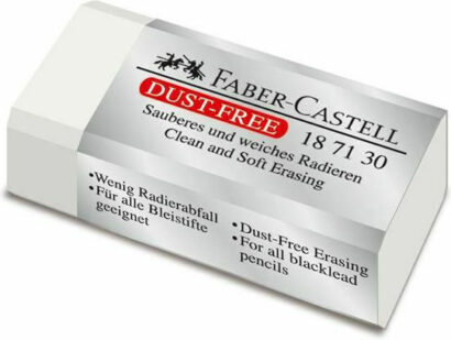 Faber-Castell Γόμα για Μολύβι Dust Free Λευκή Μικρή