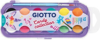 Giotto Σετ Νερομπογιές Candy 12τμχ