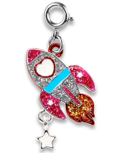 Glitter Rocket Charm-It!