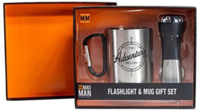 THE ADVENURE GIFT SET - FLASHLIGHT AND MUG