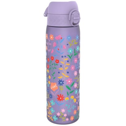 Ion8 Παιδικό Παγούρι Πλαστικό 500ml Λουλούδια