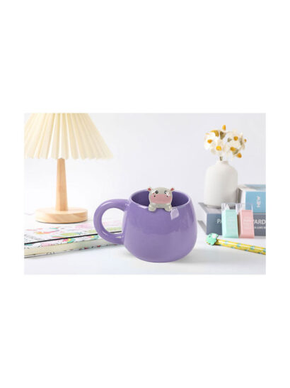 Κουπα I-total Ceramic Charm Hippo 450ml