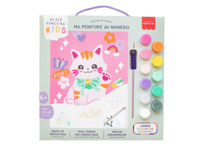 Petit Pinceau Kids - Maneki Neko, Παιδική ζωγραφική σε καμβά