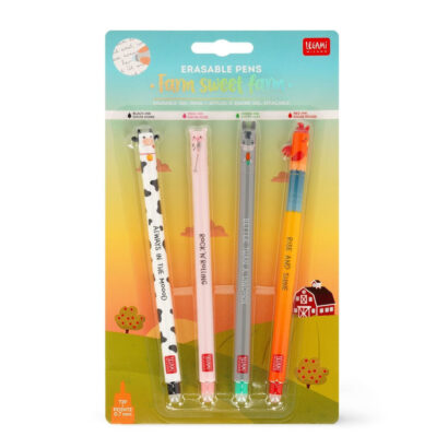 Legami set of erasable pens Farm Sweet Farm