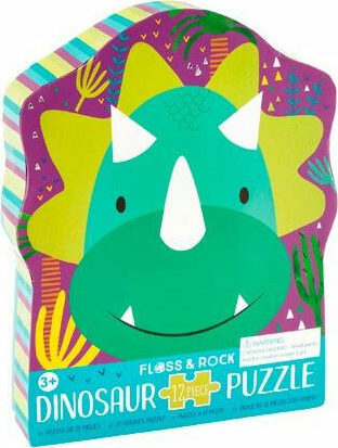 Παιδικό Puzzle Δεινόσαυροι 12pcs για 3+ Ετών 41P3663 Floss & Rock