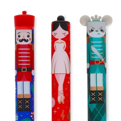 Legami set of 3 Erasable Gel Pens - The Nutcracker