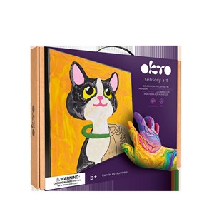 Okto Diy Δημιουργικό Σετ Ζωγραφικής 3d Με Πηλό Γάτα