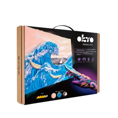 Okto Diy Δημιουργικό Σετ Ζωγραφικής 3d Με Πηλό Katsushika Hokusai The Great Wave