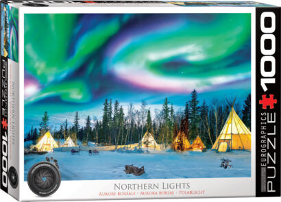 Puzzle Northern Lights HDR Photography 2D 1000 Pcs
