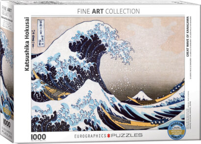 Puzzle Great Wave of Kanagawa by Katsushika Hokusai 2D 1000 Pcs