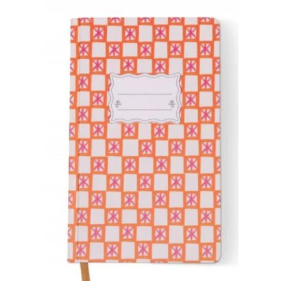 Designworks Σημειωματάριο 13Χ21 Tulip Journal Orange Check